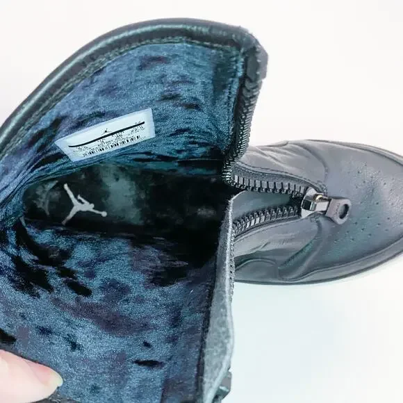 Air Jordan AJ 1 Jester XX Black Zip Sneakers - Picture 10 of 12